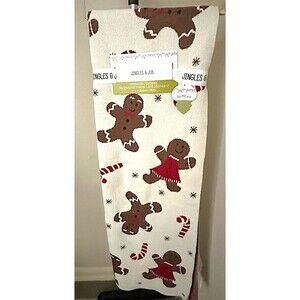 Jingles & Joy GINGERBREAD MAN Oversized Throw Blanket